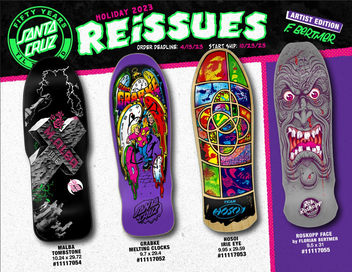 Santa Cruz Holiday 23 ReIssues Shredz Shop Skate