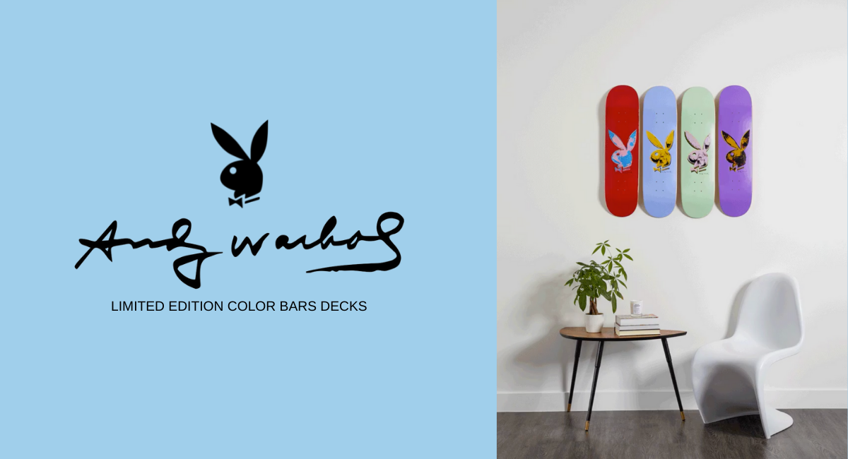 Color Bars Andy Warhol x Playboy Skateboards – Shredz Shop Skate