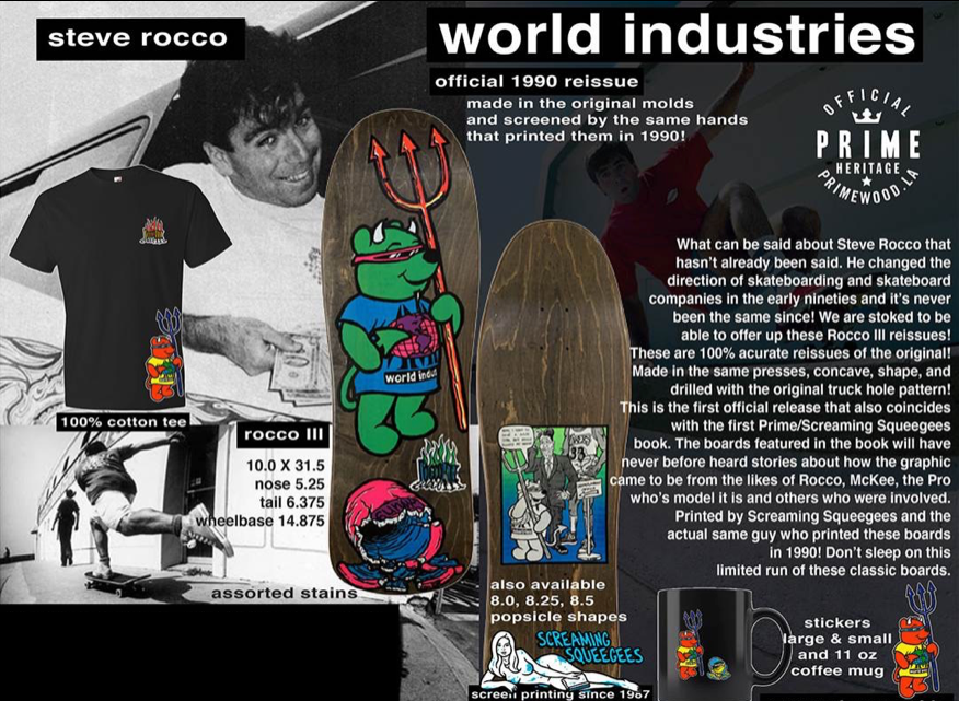 WORLD INDUSTRIES - Steve Rocco 3 限定モデル