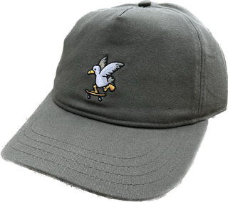Push To Heal x Why So Sad? Bird Strapback Hat (Olive)
