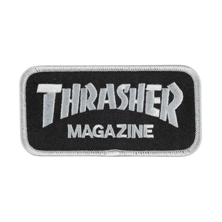 Thrasher Logo Patch (Black/ Grey)