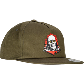 Powell Peralta Ripper Snapback Hat (Military Green)