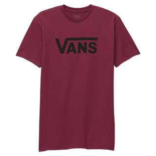 Vans Classic Logo T-Shirt (Burgundy/Black)