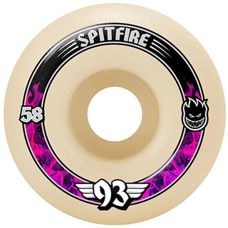 Spitfire Formula Four 93D Soft Sliders Radial Wheels (58mm)