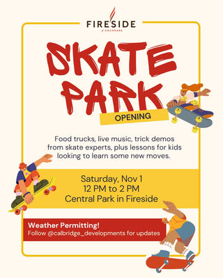 Fireside Skatepark Grand Opening