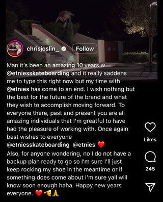 Chris Joslin Off Etnies