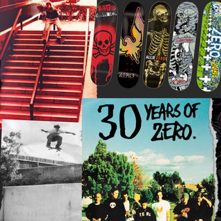 Zero Skateboards Turns 30: The 30th Anniversary Reissue Decks