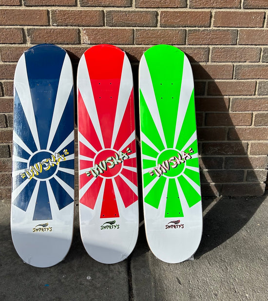 Shorty's Chad Muska Rising Sun Decks – Shredz Skateboard Shop