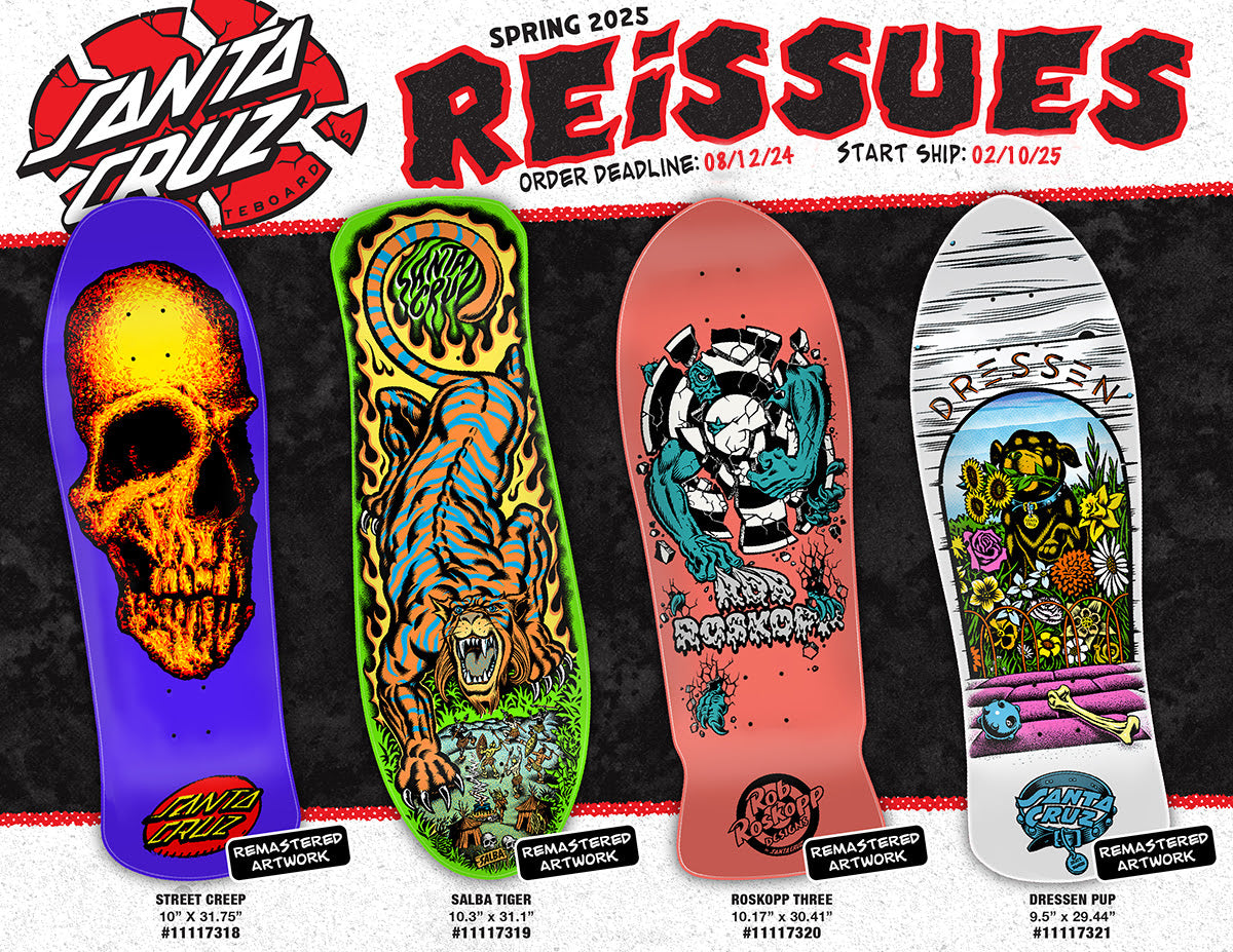 Santa Cruz Spring 2025 Reissues – Shredz Shop Skate