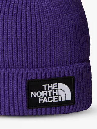 The North Face Logo Box Cuffed Beanie (peak purple)
