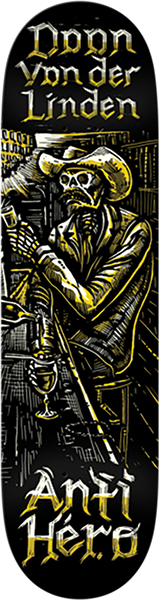 AH VAN DER LINDEN ABSENTES DECK-8.38 BLACK