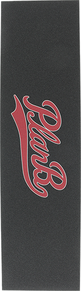 PLAN B/JESSUP BASE LOGO BLK/RED GRIP single sheet