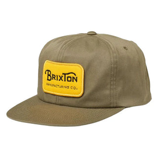 Brixton Grade Snapback Hat (Olive)