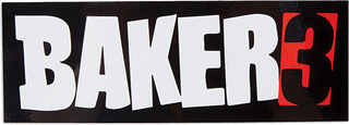 BAKER BAKER 3 STICKER
