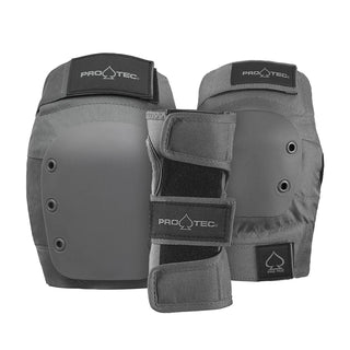 Pro-Tec Adult Pad Set 3 Pack (grey)
