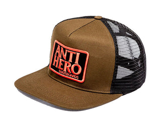 Anti Hero Reserve Patch Snapback Trucker Hat (Olive/Black)