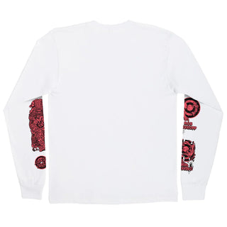 Santa Cruz Rob L/S T-Shirt (White/ Brick)
