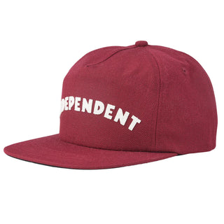 Independent Brigade Strapback Hat (Cardinal Red)