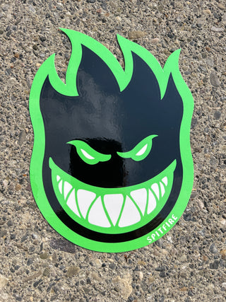 Spitfire Bighead Two Tone Logo Sticker 6"
