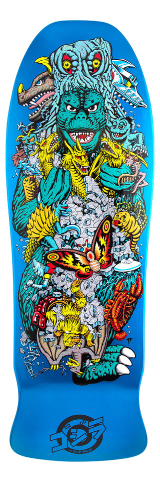 Santa Cruz Godzilla Kaiju Roskopp Deck (10.125x30.2)