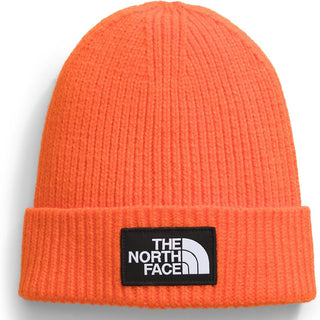 The North Face Logo Box Cuffed Beanie (tnf orange)