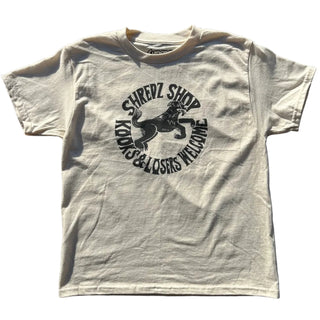 Shredz Kooks & Losers Welcome Kids T-Shirt (cream)