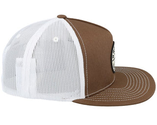 Brixton Oath Trucker Hat (Sepia/ White)