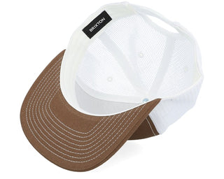 Brixton Oath Trucker Hat (Sepia/ White)