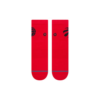Stance x NBA Raptors Quarter-Crew Socks (Red)