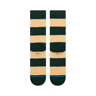 Stance NEP Stripe Crew Socks (pine)
