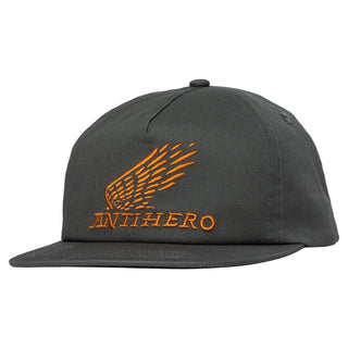 Anti Hero Motorized Snapback Hat (Charcoal)