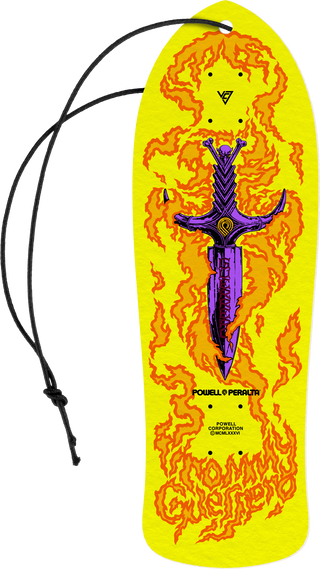 Powell Peralta Bones Brigade Series 15 Guerrero Air Freshener (Yellow)