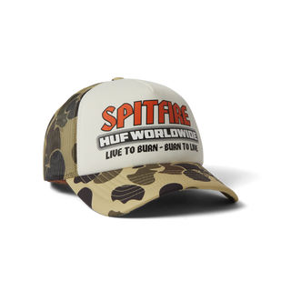 Huf x Spitfire Burn Forever Trucker Hat