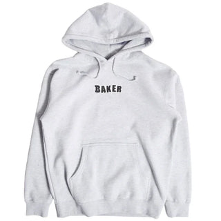 Baker Brand Logo Hoodie (Heather Grey)