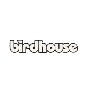 Birdhouse Sticker (White)
