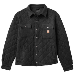 Brixton Cass Quilted Fleece Jacket (Black)
