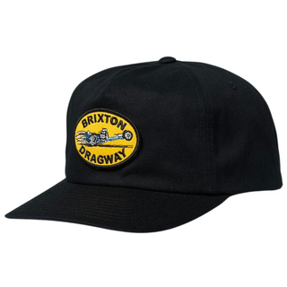 Brixton Dragaway Snapback Hat (Black)