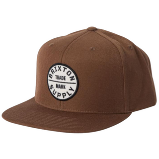 Brixton Oath III Snapback Hat (Bison/Whitecap)