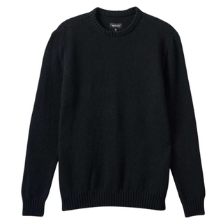 Brixton Jacques Waffle Knit Sweater (Black)