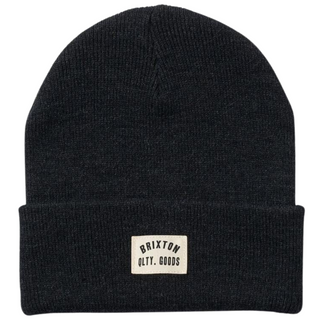 Brixton Woodburn Watch Cap Beanie (Black)