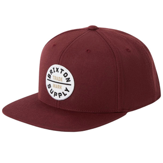 Brixton Oath III Snapback Hat (Port)