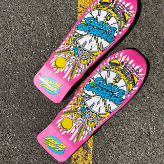 SANTA CRUZ GRABKE EXPLODING CLOCK REISSUE DECK (10.04)