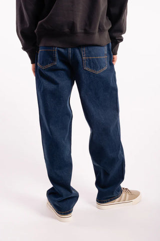 Check-5 Loose Denim Pant Dark Rinse