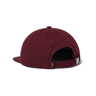 Huf Distressed Logo 5 Pannel Hat (Raisin)