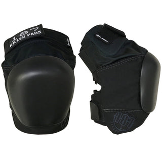 187 Killer Pads Pro Derby Knee Pads Set (Black)