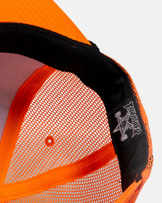 Thrasher Ellipse Mag Logo Trucker Rope Hat (Orange)