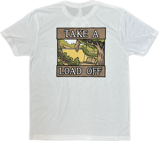 Push To Heal x Why So Sad? Take A Load Off T-shirt (White)