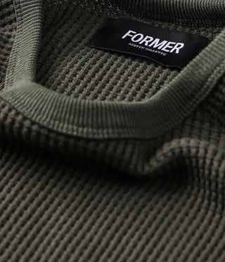Former AG Raglan Waffle (Forest Green)