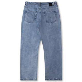 baggy light blue skateboarding denim pants