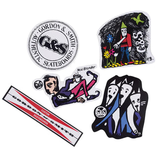 G & S Stickers 5pk